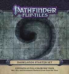 Spirit Games (Est. 1984) - Supplying role playing games (RPG), wargames rules, miniatures and scenery, new and traditional board and card games for the last 20 years sells Pathfinder Flip-Tiles: Darklands Starter Set