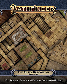 Spirit Games (Est. 1984) - Supplying role playing games (RPG), wargames rules, miniatures and scenery, new and traditional board and card games for the last 20 years sells Pathfinder Flip-Mat: The Rusty Dragon Inn