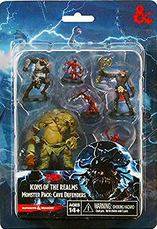 Spirit Games (Est. 1984) - Supplying role playing games (RPG), wargames rules, miniatures and scenery, new and traditional board and card games for the last 20 years sells Icons of the Realms: Monster Pack Cave Defenders