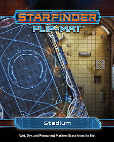 Spirit Games (Est. 1984) - Supplying role playing games (RPG), wargames rules, miniatures and scenery, new and traditional board and card games for the last 20 years sells Starfinder Flip-Mat: Stadium