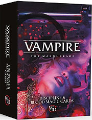 Spirit Games (Est. 1984) - Supplying role playing games (RPG), wargames rules, miniatures and scenery, new and traditional board and card games for the last 20 years sells Vampire: The Masquerade Discipline and Blood Magic Cards