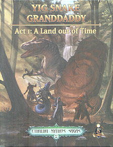 Spirit Games (Est. 1984) - Supplying role playing games (RPG), wargames rules, miniatures and scenery, new and traditional board and card games for the last 20 years sells Yig Snake Granddaddy Act 1: A Land Out of Time