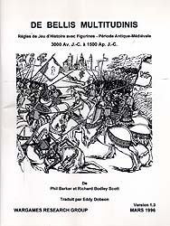 Spirit Games (Est. 1984) - Supplying role playing games (RPG), wargames rules, miniatures and scenery, new and traditional board and card games for the last 20 years sells De Bellis Multitudinis 1.3 (French Version)