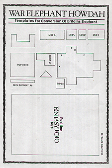 Spirit Games (Est. 1984) - Supplying role playing games (RPG), wargames rules, miniatures and scenery, new and traditional board and card games for the last 20 years sells War Elephant Howdah